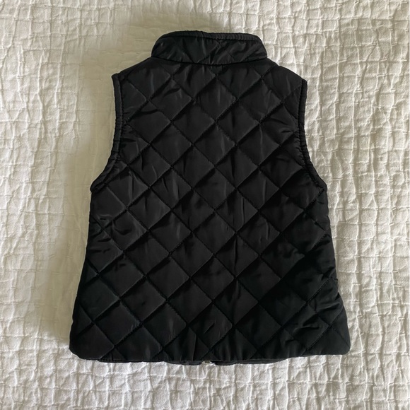 Starting out Black Quilted Zip Up Lightweight Puffer Vest Size 12 Months - Picture 2 of 7